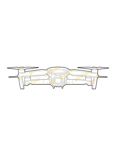 Drone - dji - Front, frontal
