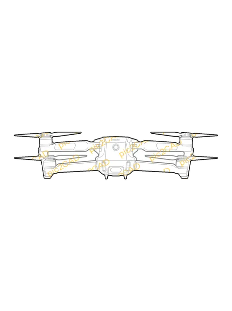 Drone - dji - Front, trasera