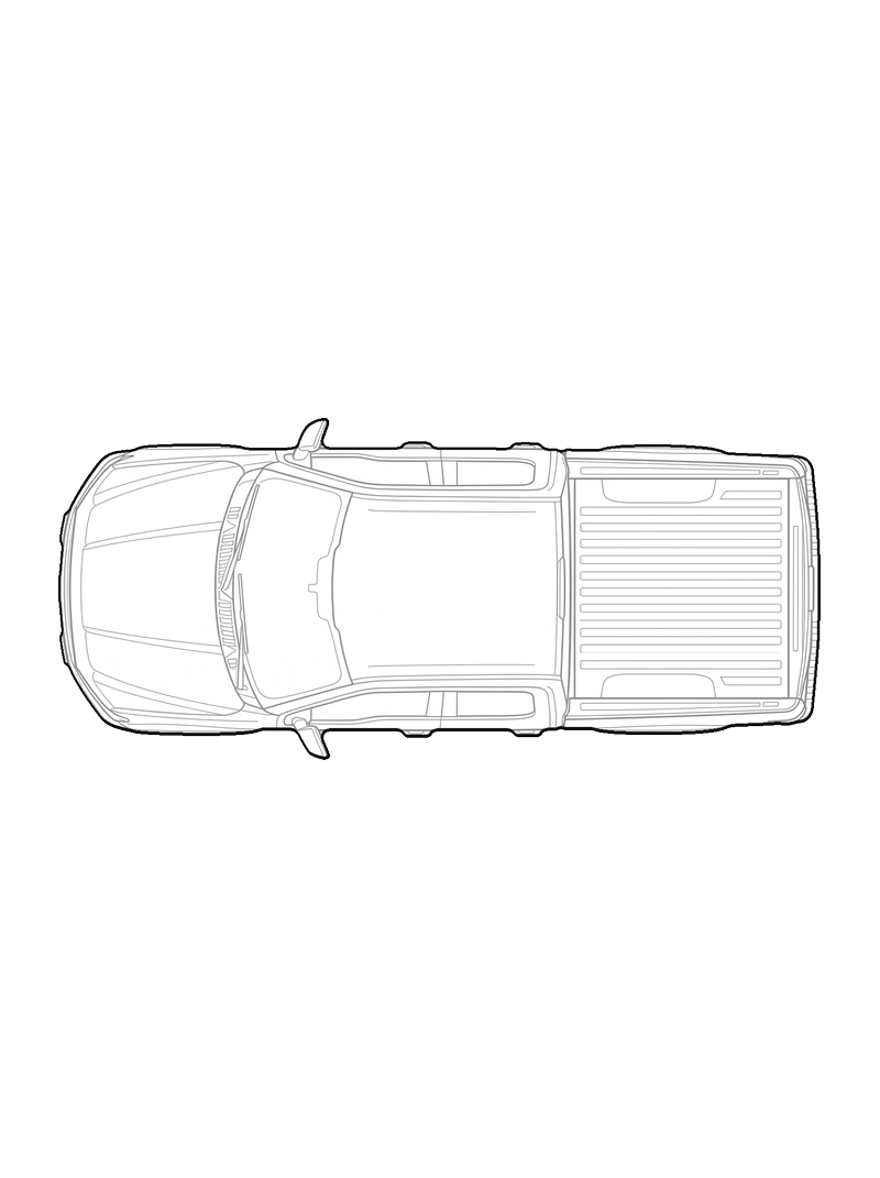 Ford pickup - Front, arriba