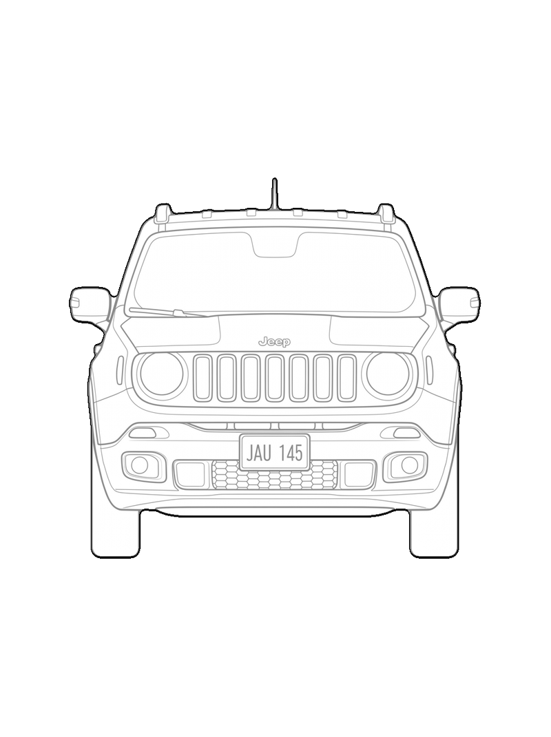 Jeep Renegade - Front, frontal