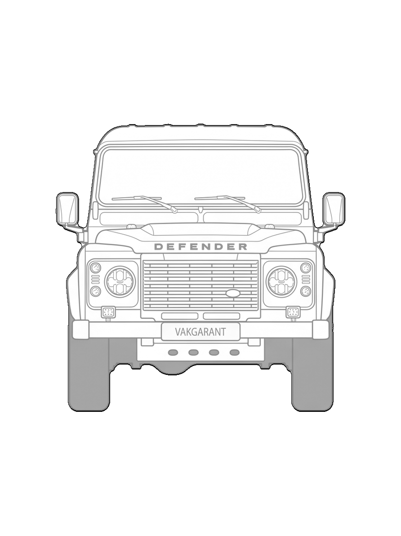 Land Rover Defender - Front, frontal