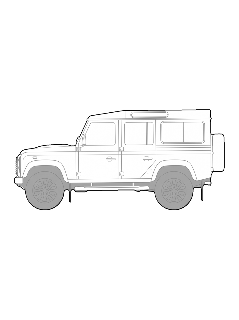 Land Rover Defender - Front, lateral