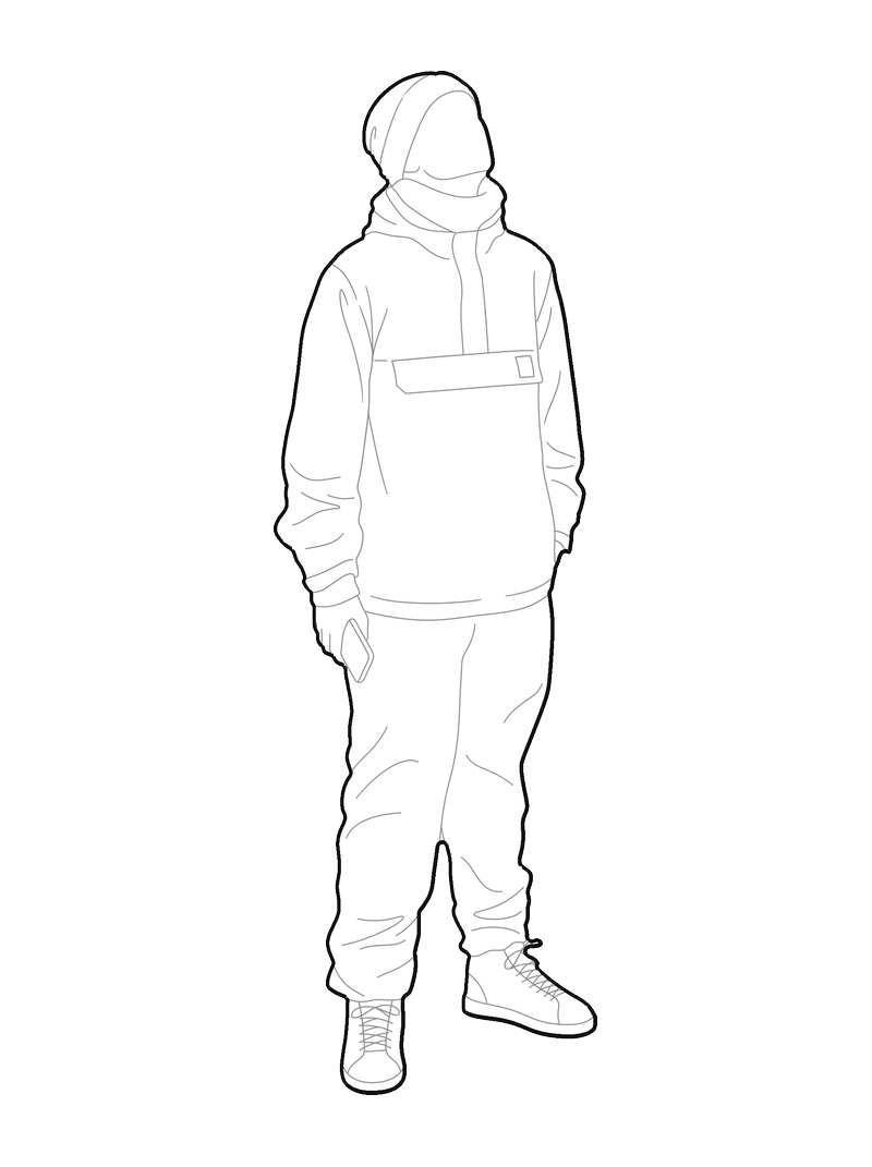 Young Man Standing